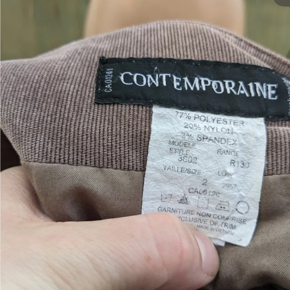 CONTEMPORAINE SIMONS corduroy skirt - Picture 4 of 4